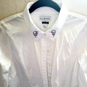 Hand Embroidered Shirt - Floral